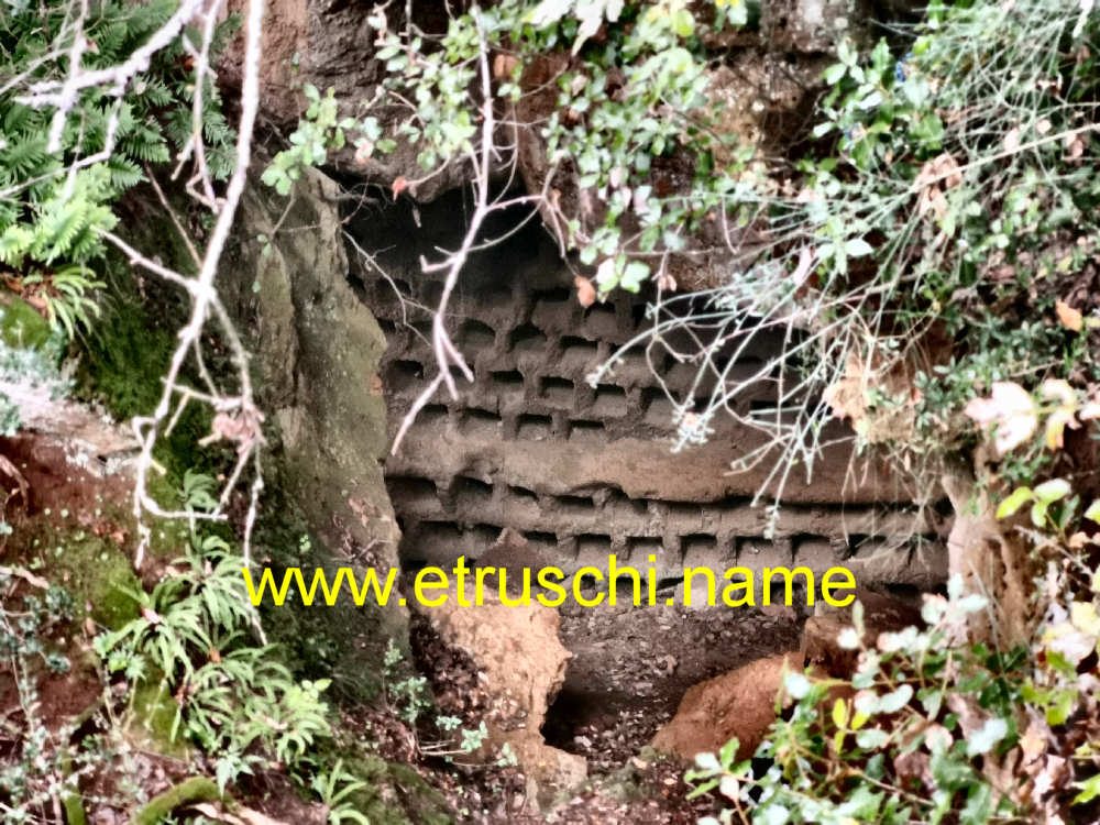 Colombario nella necropoli del Terrone
