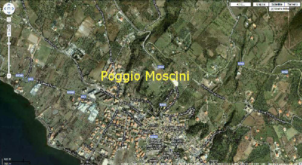 Mappa Poggio Moscini