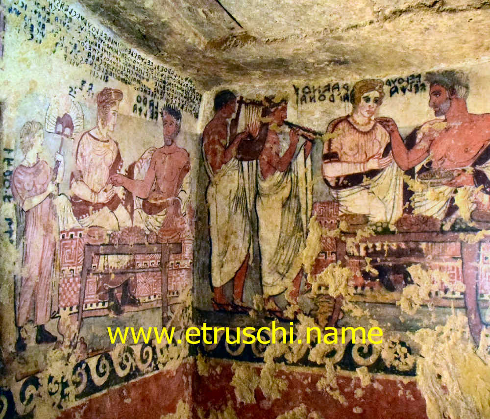 Tarquinia la Tomba degli Scudi