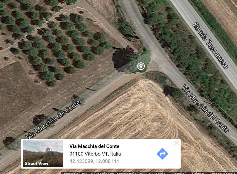 Le coordinate date da Google Maps