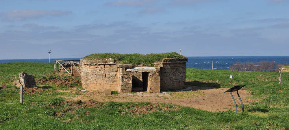Necropoli San Cerbone la Tomba delle Pissidi cilindriche