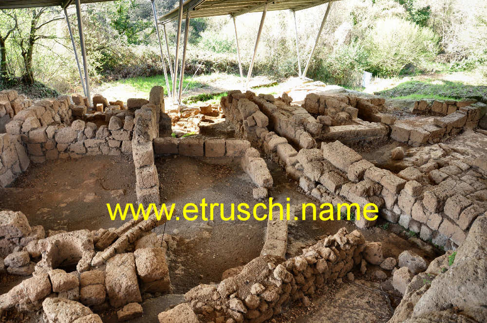 San Giovenale l'abitato Etrusco