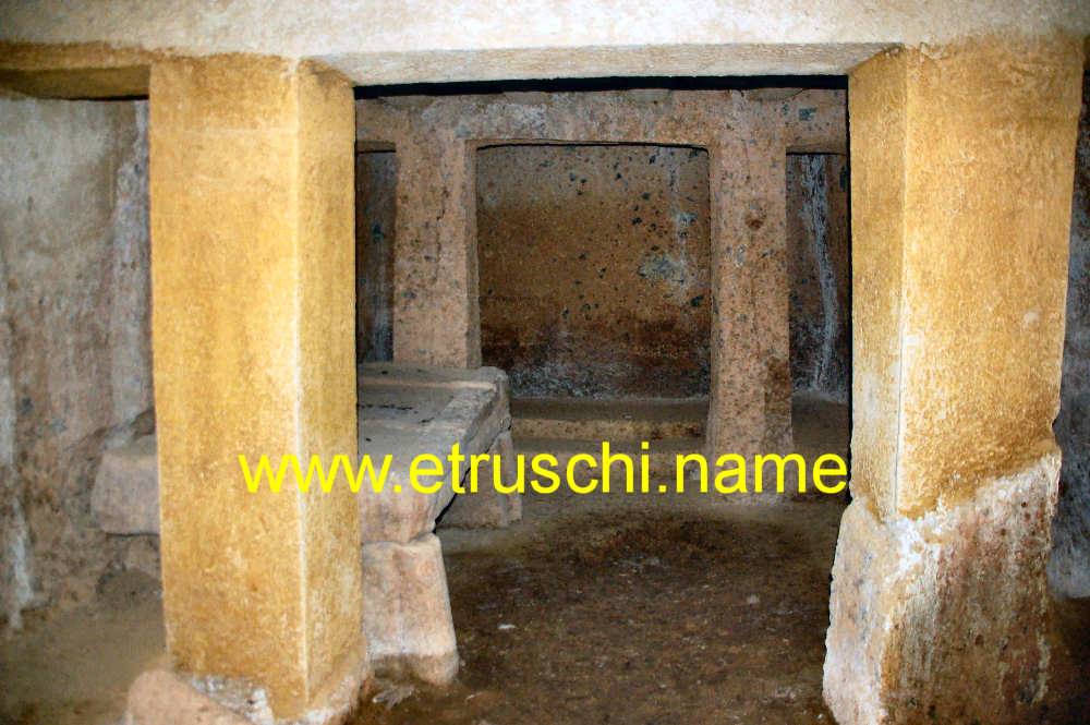 Tomba della Cima camera funebre principale