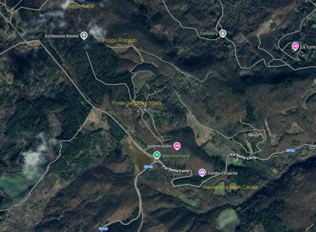 le necropoli di Solaia e Poggio Rotondo