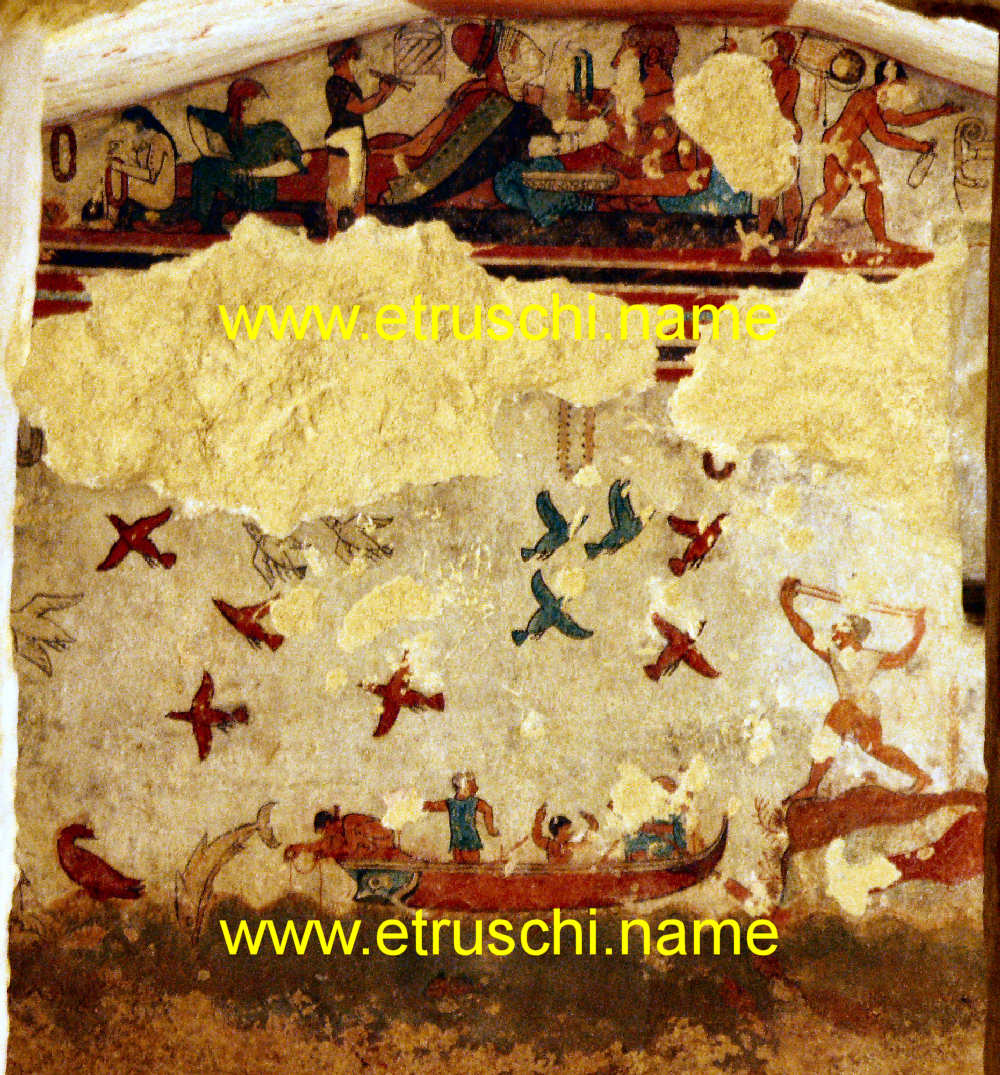 Tarquinia. Tomba della Caccia e della Pesca