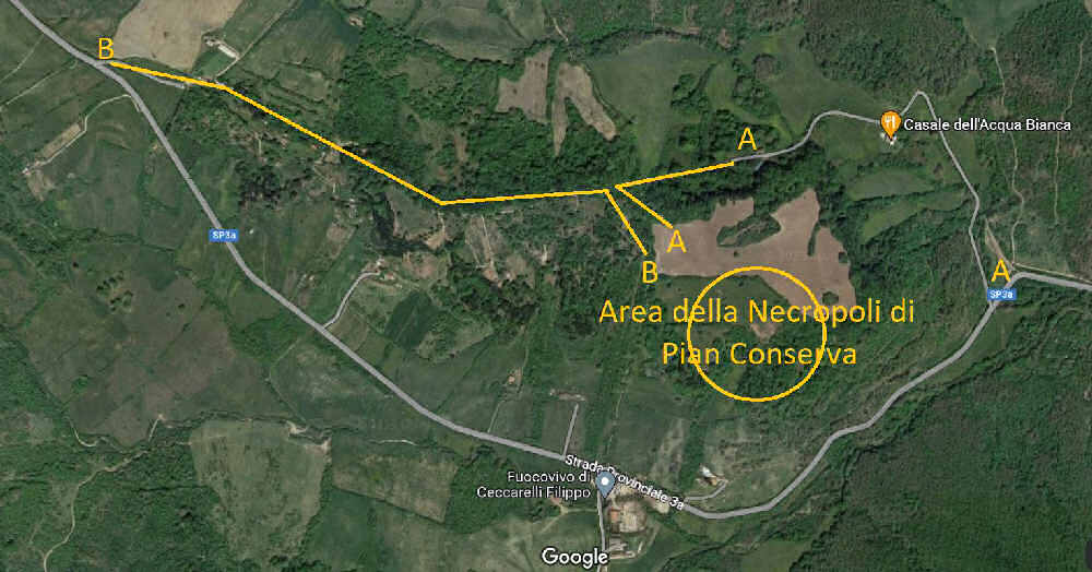 Come arrivare sul Pian Conserva
