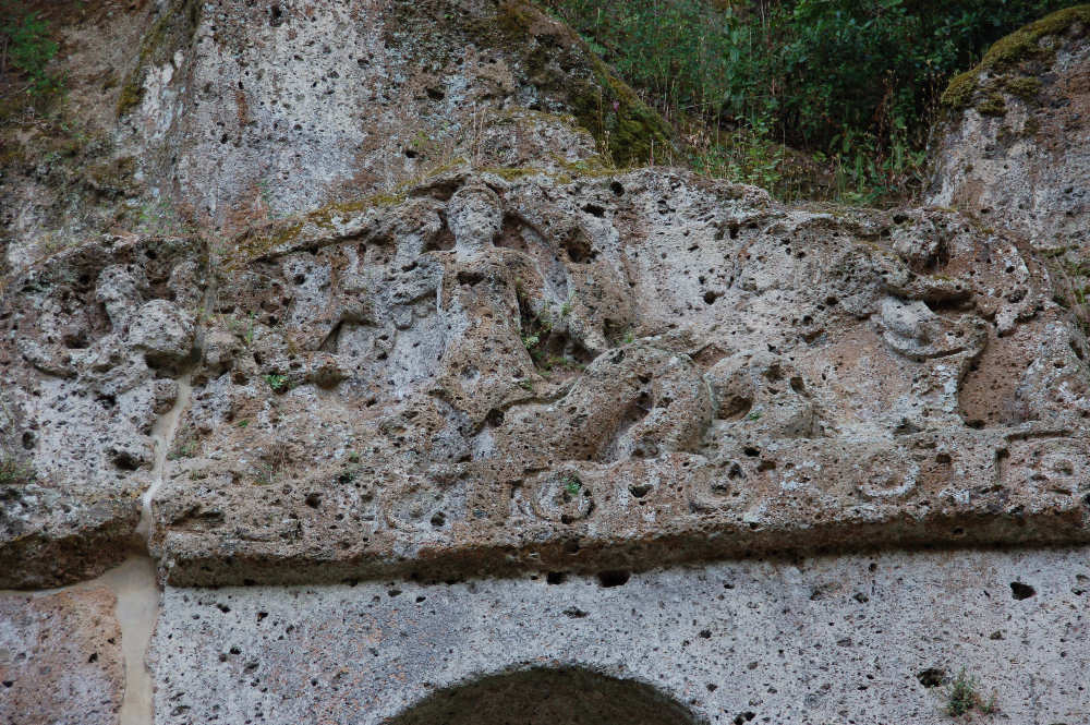 Tomba ad edicola della Sirena necropoli di Sopra Ripa a Sovana