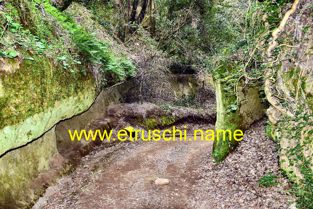 La via cava di Poggio Prisca