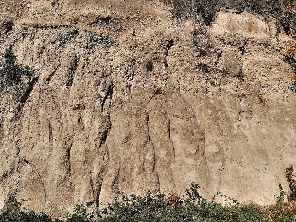 il muro di tufo