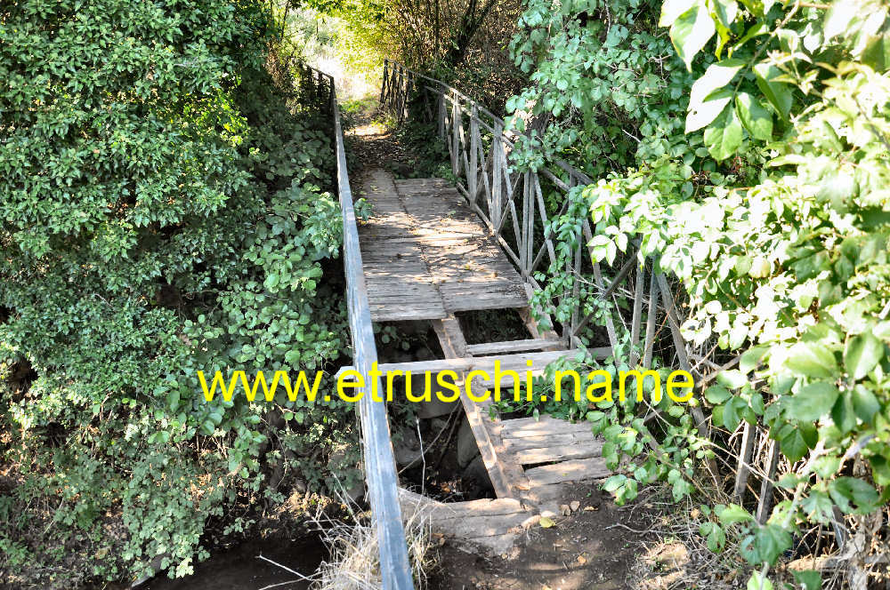 Il ponte sull'Acqualta nel 2013